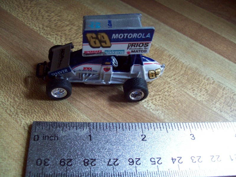 #69 SPRINT CAR MOTOROLA KAEDLING WORLD OF OUTLAWS pre-owned WoO WINGED CARS