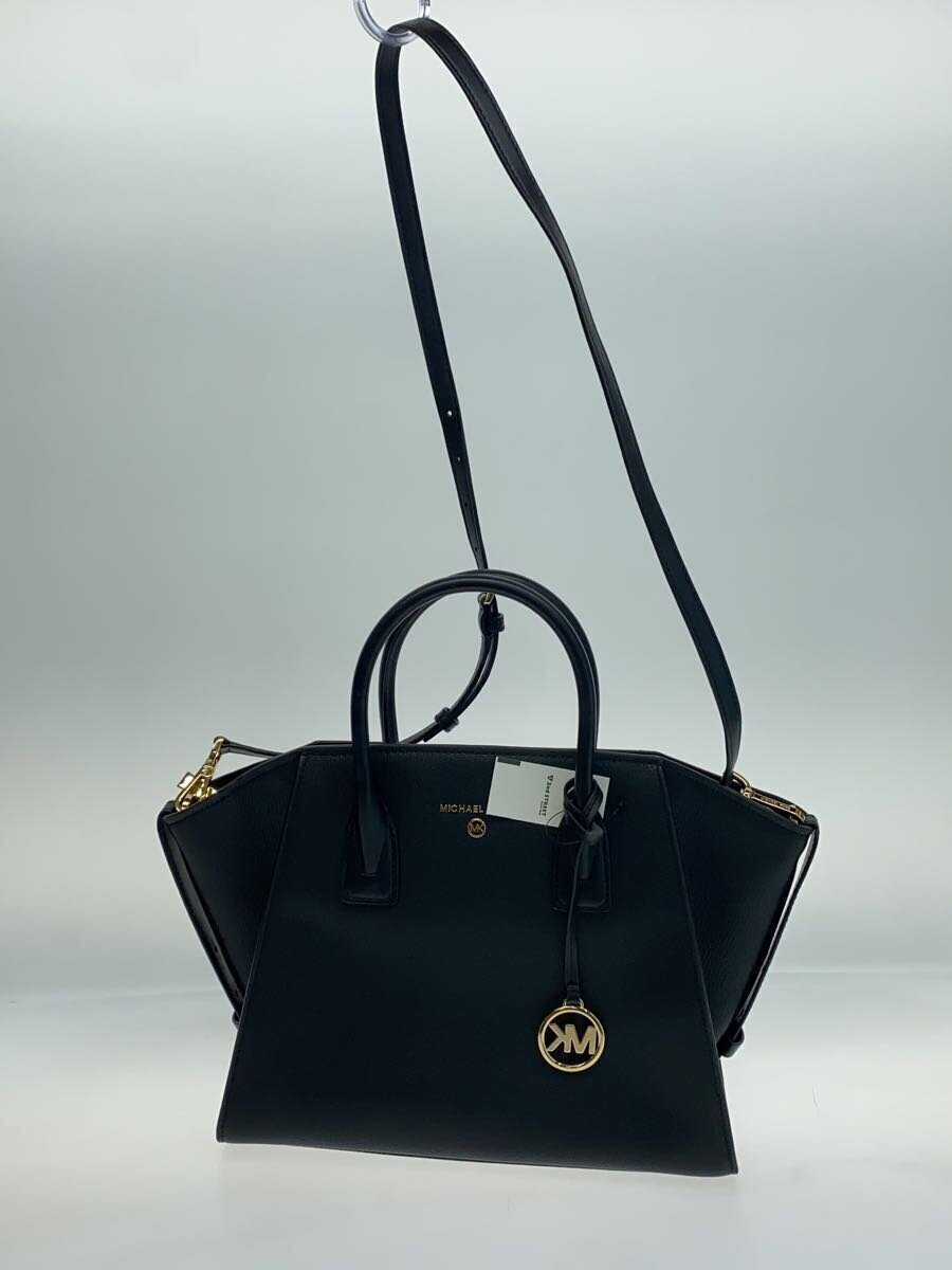 MICHAEL KORS 2-WAY HANDBAG/LEATHER/BLACK/30F2G4VS3L/2WAY