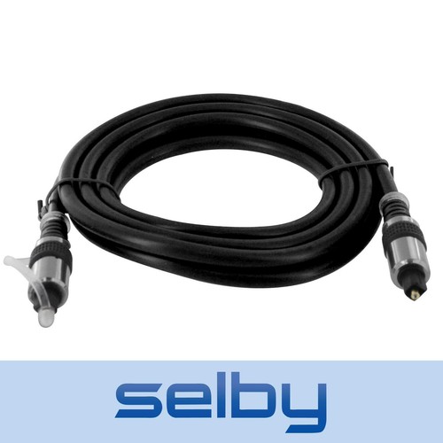 Optical Cable Toslink Fibre Digital Audio Lead Cord Black S/PDIF - Picture 2 of 4