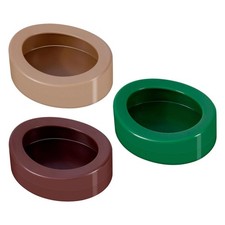 Reptile Food Bowl Feeding Accessories Escapeproof Reptile Feeder Sturdy Reptile