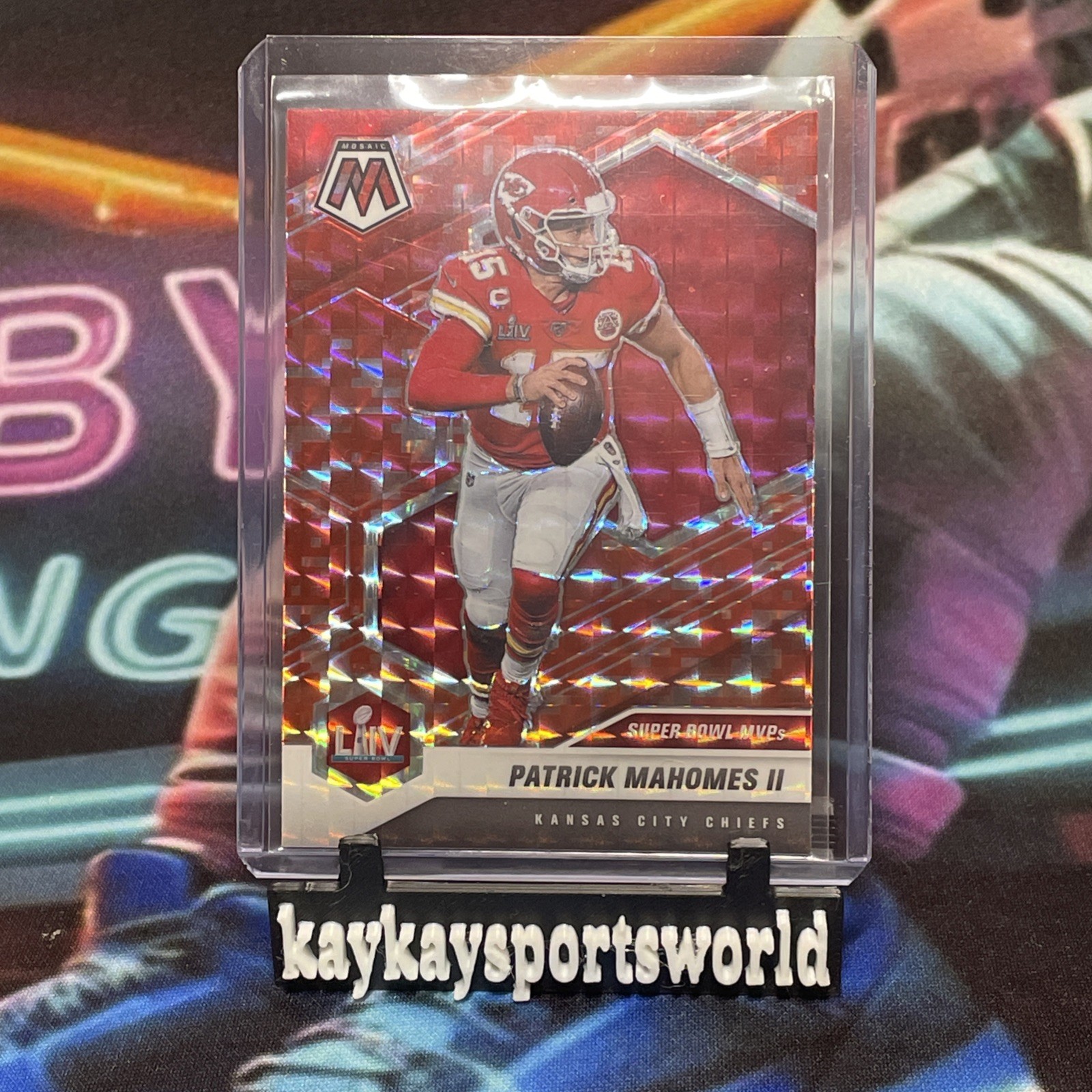 2020 Panini Mosaic Red Patrick Mahomes
