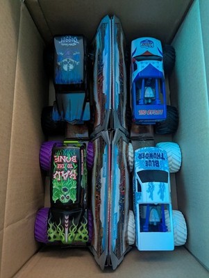 CASE NEW Monster Jam Mix 24 1:24 - Grave Digger, Lucas, SUD, Blue Thunder