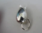 ADORABLE  VINTAGE LUNT STERLING SILVER CAT PIN BROOCH