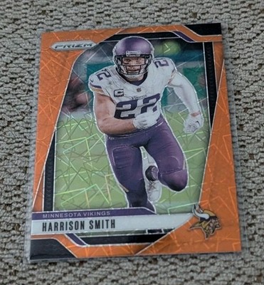 2024 HARRISON SMITH PRIZM ORANGE VELOCITY #190 (VIKINGS)