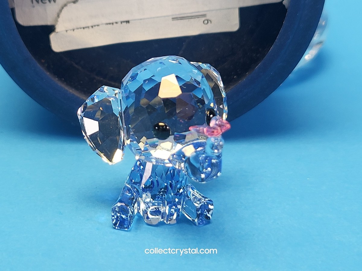 Swarovski Lovlots Baby Animals Dreamy the Elephant Small Blue