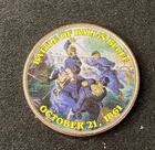 Colorized Kennedy Half Dollar Civil War Battle Of Ball's Bluff Free Shipping