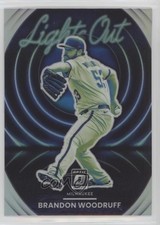 2022 Panini Donruss Optic Lights Out Holo Prizm Brandon Woodruff #LO-12 qf8