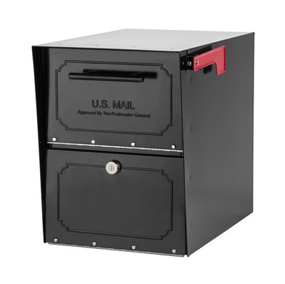 Architectural Mailboxes 6200B-10 Oasis Classic Locking Post Mount Parcel Mail...