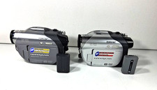 Lot of 2 Sony DCR-DVD205  DCR-DVD105 Handycam Camcorder for PARTS REPAIR