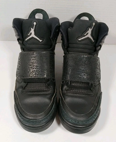 Scarpe Nike Air Jordan Son of Mars nere met argento giovanili taglia 7 anni 512246 010