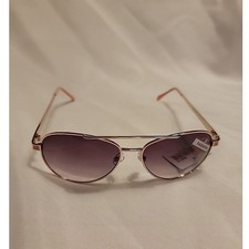 Piranha Womens Fashion Sunglasses Style  60015 Pink Arm Tip Gold Frame Aviator