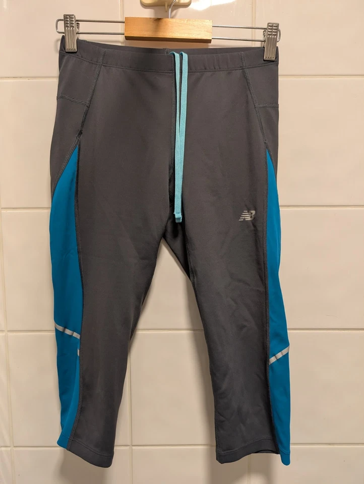 New Balance Womens 3/4 Dry Activewear Leggings Gym Running Yoga US S UK S Asia M - Image 2 of 4