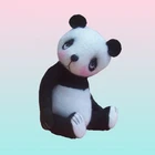 Bamboo panda felt sewing kit