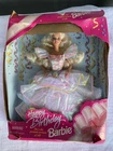 Vintage Barbie Happy Birthday 11in Fashion Doll New Box Damage Mattel Toy