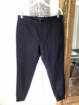 Theory Dark Blue Striped  Packor  Jogger Size 31 Men s $265 Nwt