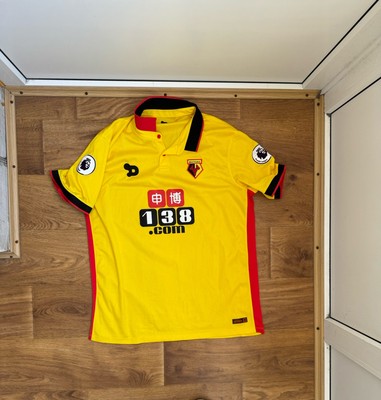 Watford Jersey Away football shirt 2016-2017 White Dry World Trikot L  block cor