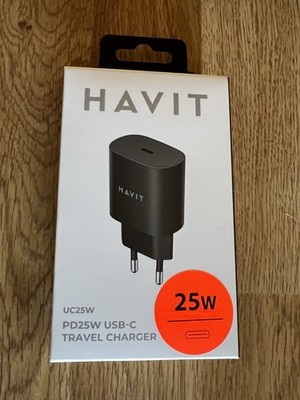 Havit USB-C 25W Euro Travel Charger