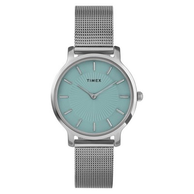 Timex TW2Y10100 Transcend 34 mm Edelstahlarmband   Damenuhr