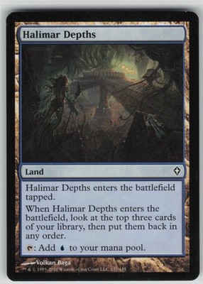 NM Halimar Depths 137 Common Worldwake Magic: The Gathering 2010