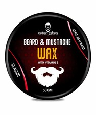 UrbanGabru Beard Mustache Wax Strong Hold Natural Shine Vitamin E 50g