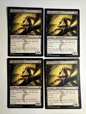 4x Mtg Khans Of Tarkir Sultai Scavenger NM Magic The Gathering