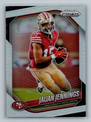 2025 Panini Prizm Jauan Jennings #258 Silver San Francisco 49ers