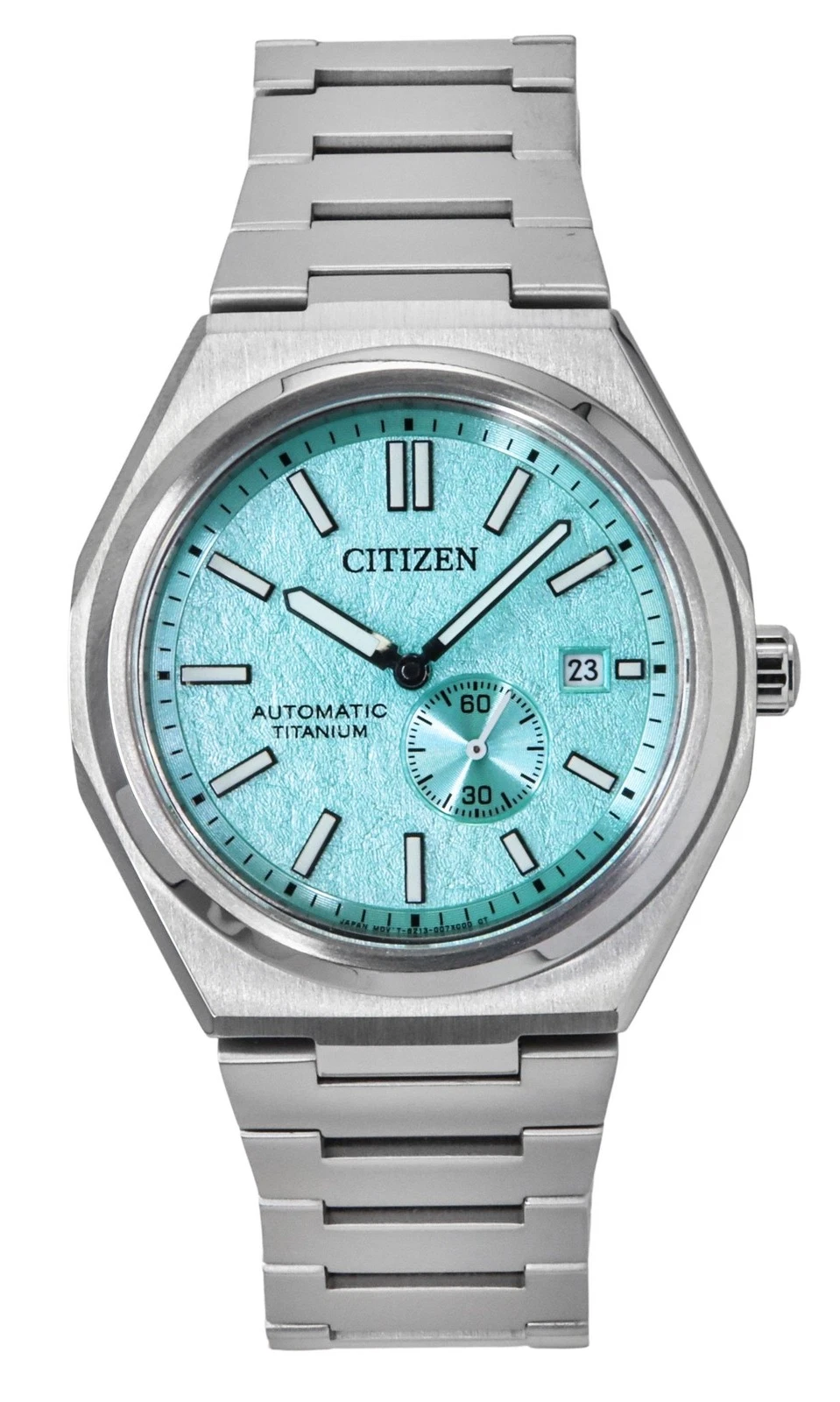 Citizen Super Titanium Light Blue Dial Automatic Dress Men's Watch NJ0180-80M