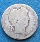 BETTER 1896-O Liberty Barber 90% Silver US Quarter -c