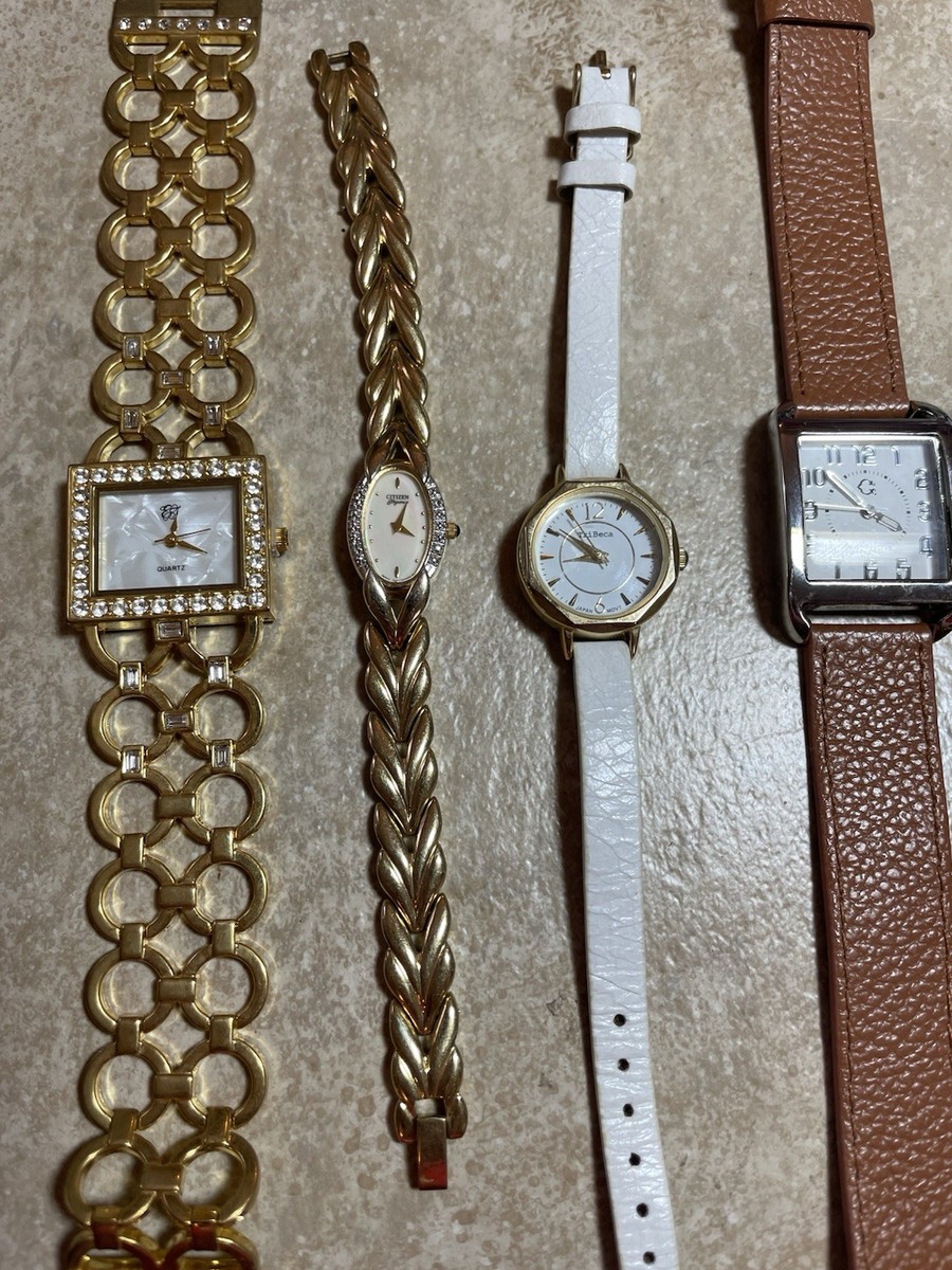 Group Of 8 Watches Various Brands Timex  Citizen Tribeca Geneva C Wonder View 2