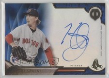 2016 Topps Tribute Tribute Auto Blue 21/150 Henry Owens #TA-HO Auto 4a3