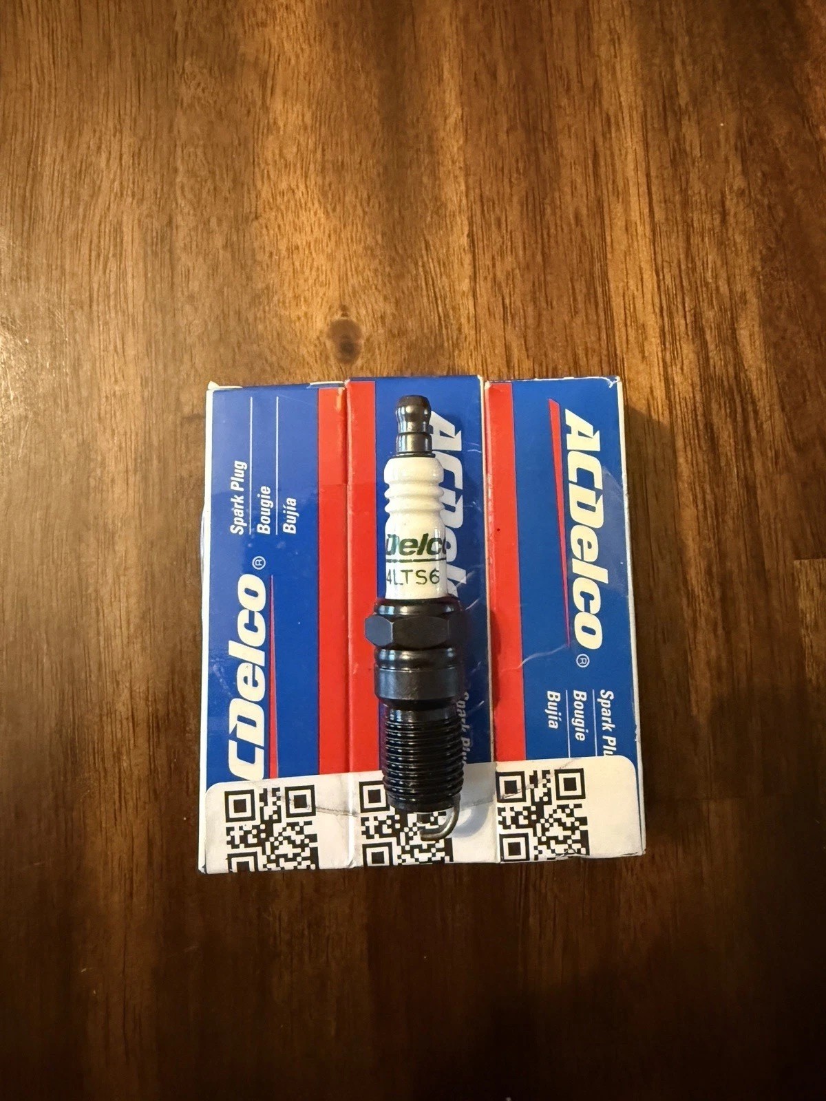 Pack of 3 Conventional Spark Plug A.C. Delco R44LTS6