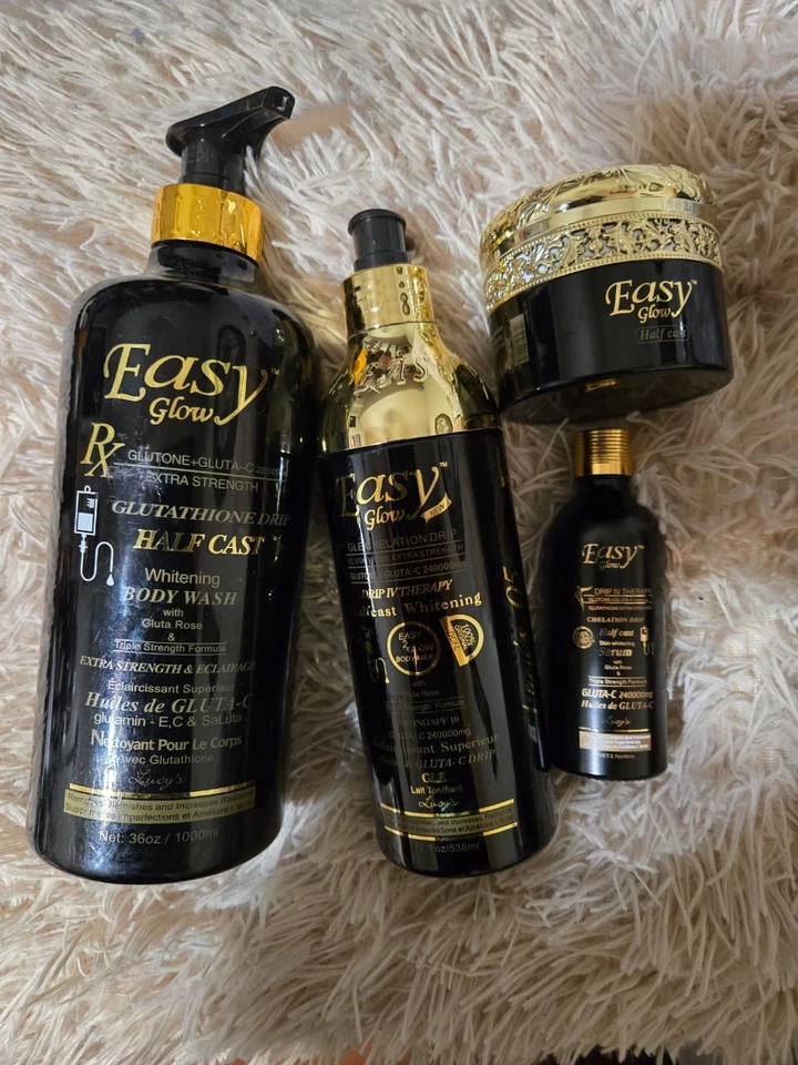 Easy glow full set lotion, shower gel, serum, and face cream 4 In 1 Set - Image 2 of 4