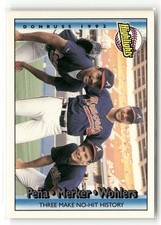 Donruss Alejandro Peña 1992 / Kent Mercker / Mark Wohlers #616b
