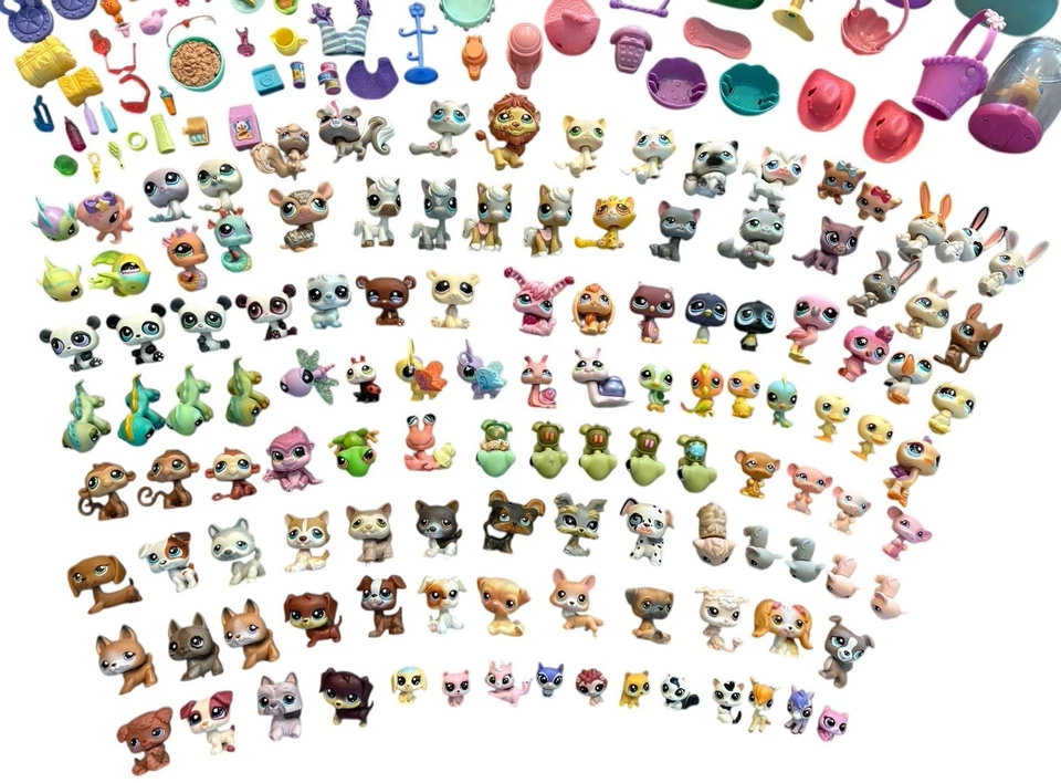 Littlest Pet Shop LPS Gran Lote Más de 200+ Mascotas y Accesorios  Foto 3 de 4