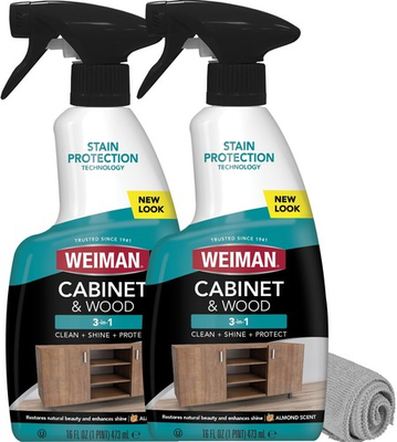 #ad Weiman Cabinet and Wood Cleaner Shine Clean and Protect Spray For Wood $27.05