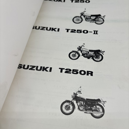 Genuine Vintage OEM 1971 Suzuki Motorcycle T250 Parts Catalog Manual Catalogue - Bild 2 von 6