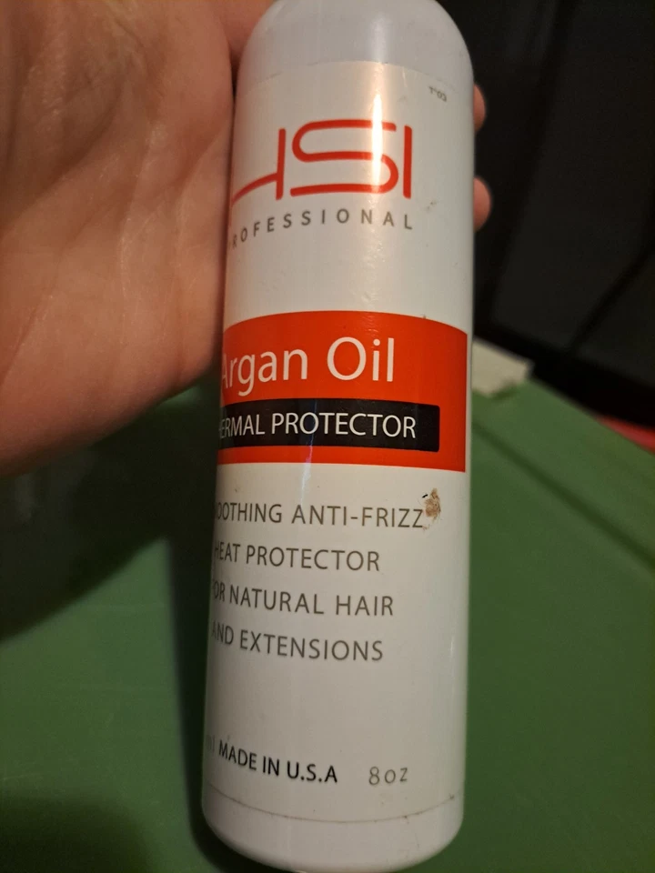 Protector térmico profesional Hsi 450 con aceite de argán 8 oz. Foto 4 de 4