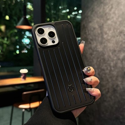 RIMOWA iPhone16 用ケース ブラック Rimowa Iphone Case Aluminum Fits For iPhone 16 Pro Max 16 Pro 16
