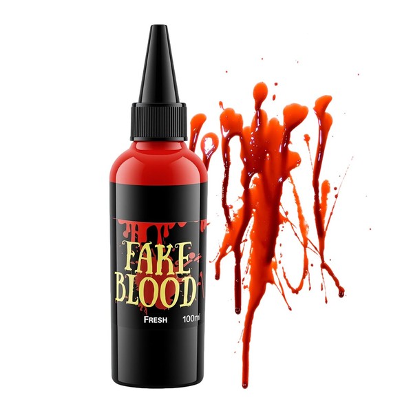 Kunstblut Set Halloween Make Up Realistisch Effekt HautverträGlich 2X 50 Ml-image