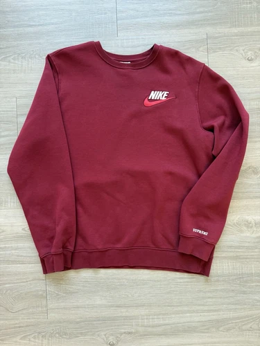 Nike x Supreme FW18 col rond grande taille