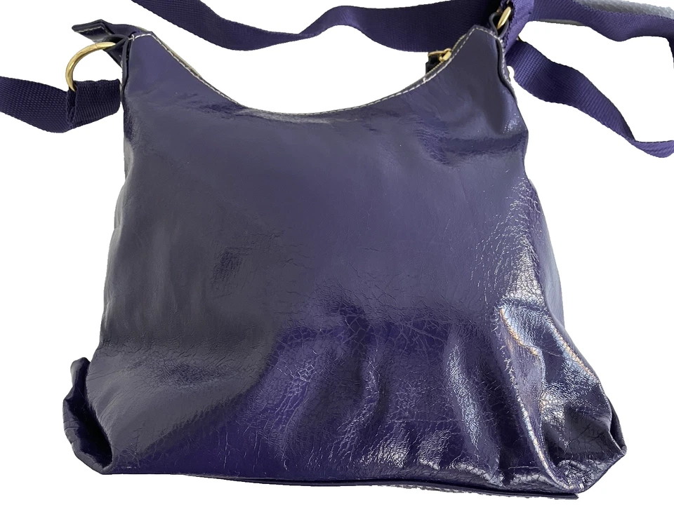 Bolso de mano Baby Phat púrpura años 90/Y2K bolso de hombro vintage Foto 3 de 4