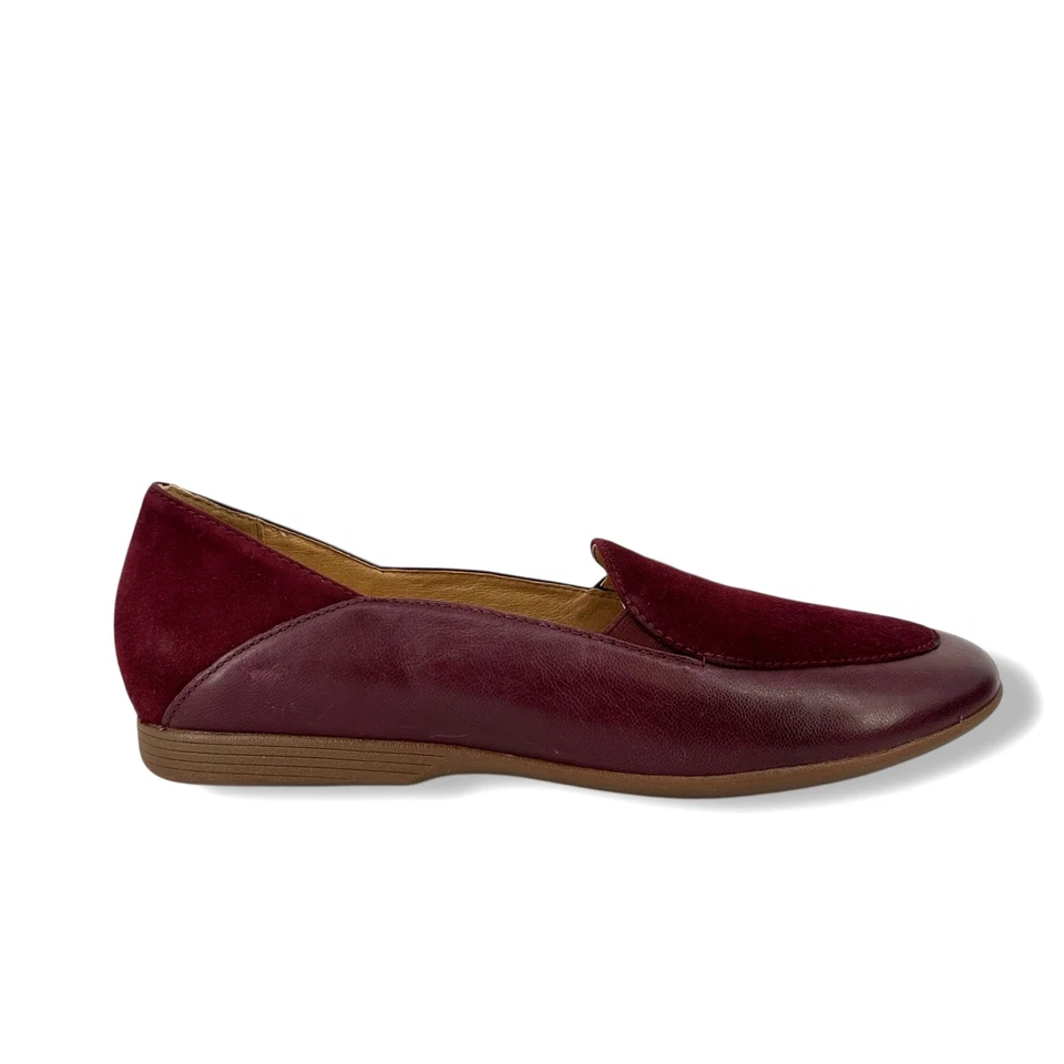 Женские замшевые мокасины Dansko без шнуровки кожа размер 41 10,5 11 винные - Изображение 2 из 4