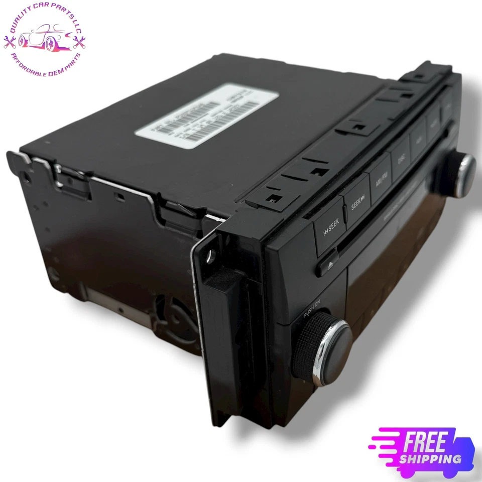 🚗✅ 2007-2014 Chrysler Dodge Jeep AM FM Radio CD Player Aux OEM Р05091195AB - Image 4 of 4