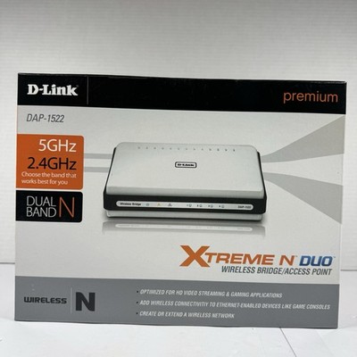 D-Link Xtreme N Duo Wireless Bridge/Access Point DAP-1522