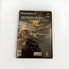 SOCOM II 2 US Navy Seals PS2 PlayStation 2 Complete W/ Manual CIB Tested