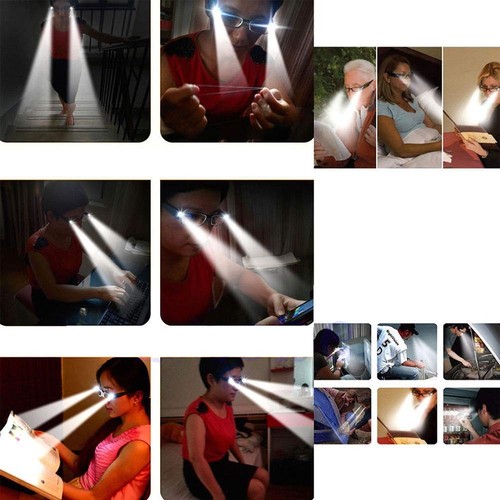 4 Pcs Reading Glasses Led Readers with Lights Fashion Glasses for Reading for... - Picture 5 of 7