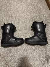 FiveForty Snowboard Boots Boa Black Mens Size 8 Women’s 9