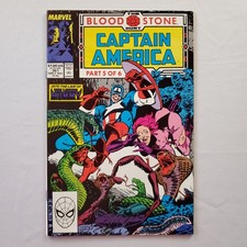 Captain America #361 E Nov 1989 Marvel Comics VF 8.0 Bloodstone Hunt Part 5 Zemo