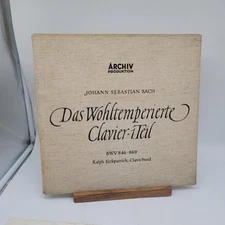J. S. Bach: The Well Tempered Clavier 1 Ralph Kirkpatrick Clavichord Record 2xlp
