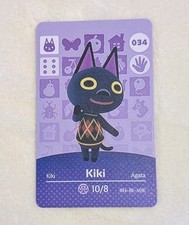 Animal Crossing Kiki Cat *Handmade* Working NFC Card